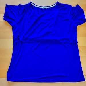 Indigo Nursing Top